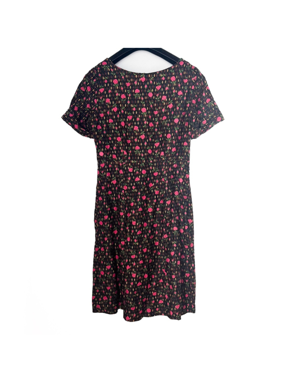 Vintage 90s Cottagecore Floral Button Front Dress Teacher Prairie Whimsigoth - Picture 3 of 12